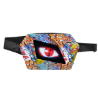 Zolture Evil Eye Street Graffiti Art Edition LED Sling Bag - Graffiti - 1PC - image 0