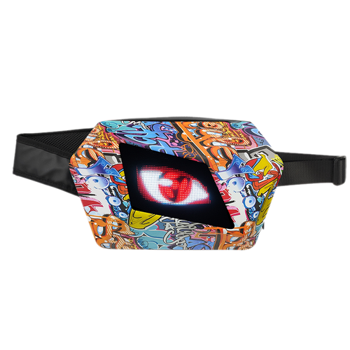 Zolture Evil Eye Street Graffiti Art Edition LED Sling Bag - image 0