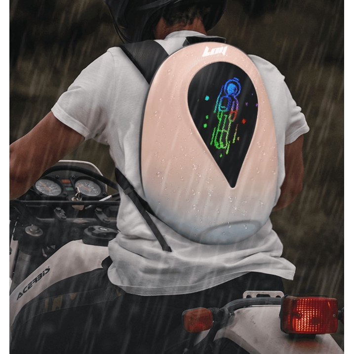 Zolture Ocean Heart Waterproof LED Backpack - image 0