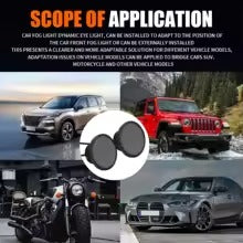Zolture 2pcs LED Eye Fog Lamp Headlight Modified Accessories With APP Control - image 6