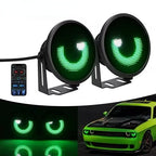 Zolture 2pcs LED Eye Fog Lamp Headlight Modified Accessories With APP Control - image 1