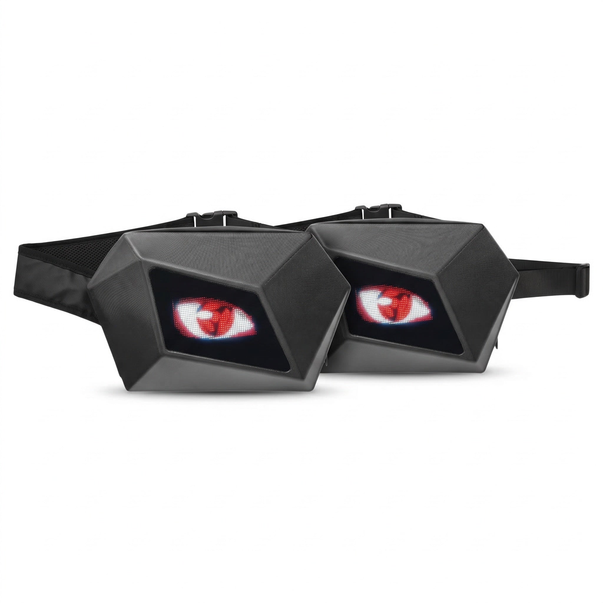 Zolture Evil Eye Stealth Black LED Sling Bag - Black - 2PCS - image 12