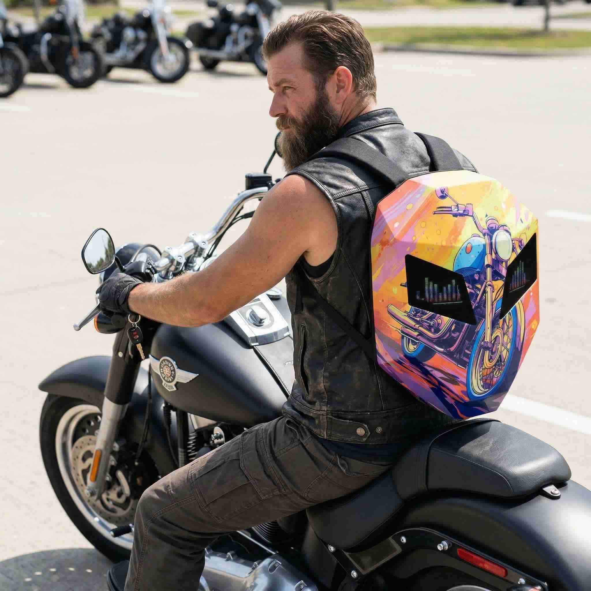 Zolture Wild Totem Edition Knight LED Backpack - Fire - image 2