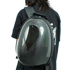 Zolture Ocean Heart Carbon Texture LED Backpack - image 3