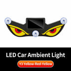 Zolture Solar-Powered 13.5 x 1.5 cm LED Display for Cars - Yellow-Red-Yellow - 3PC - image 9