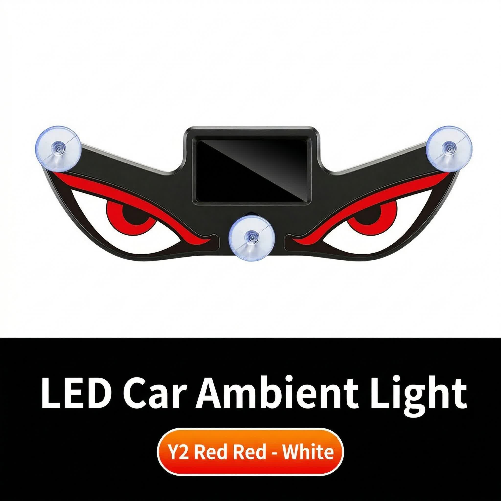 Zolture Solar-Powered 13.5 x 1.5 cm LED Display for Cars - Red-Red-White - 3PC - image 11