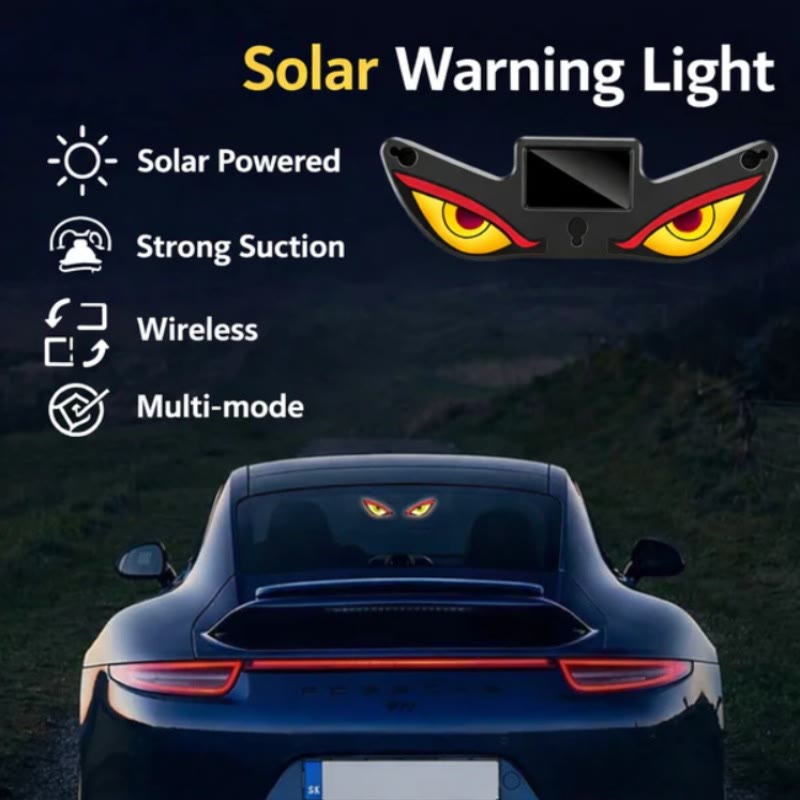 Zolture Solar-Powered 13.5 x 1.5 cm LED Display for Cars - image 5