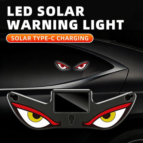 Zolture Solar-Powered 13.5 x 1.5 cm LED Display for Cars - image 0