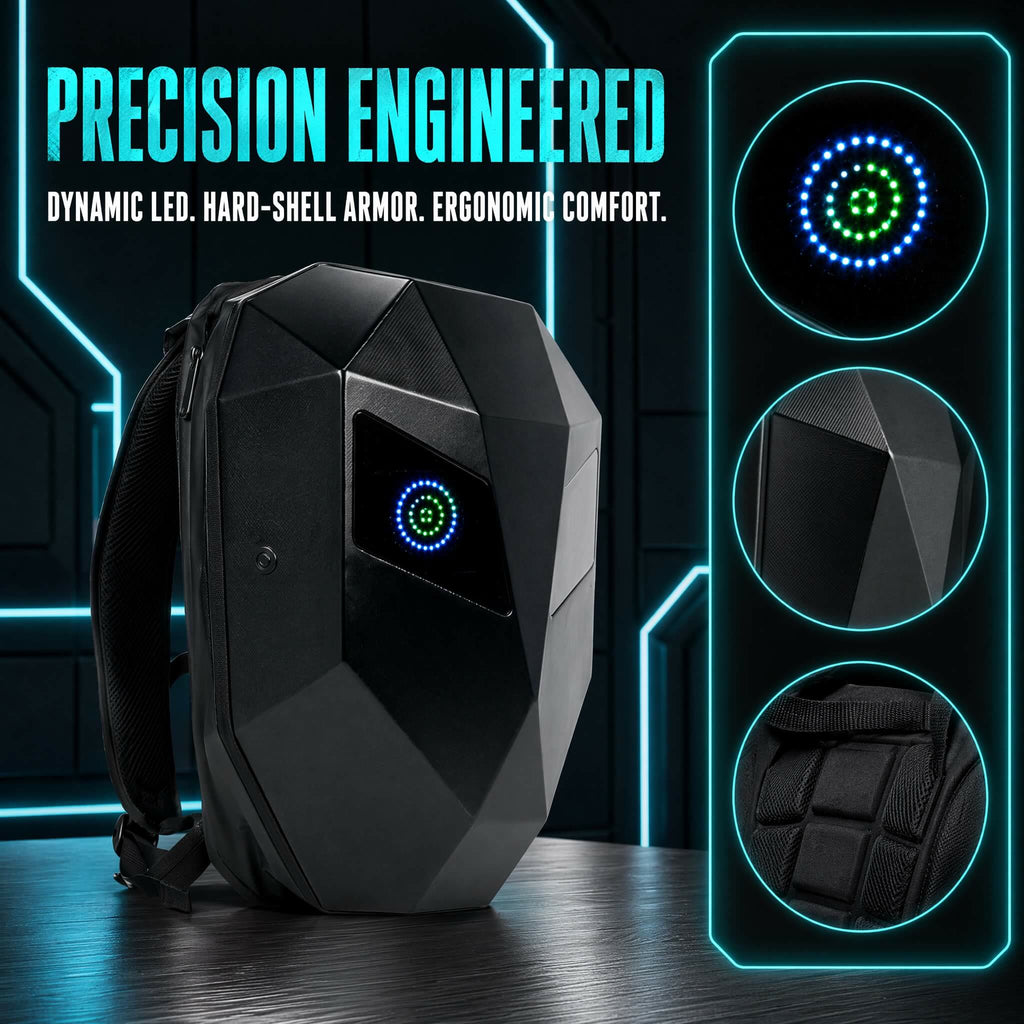 Zolture Stealth Matte Black Knight LED Backpack - image 7