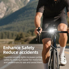 Zolture Smart Expression Bike Tail Light With Intelligent Brake Sensing & Auto Start-stop Cycling Safety Display - image 3