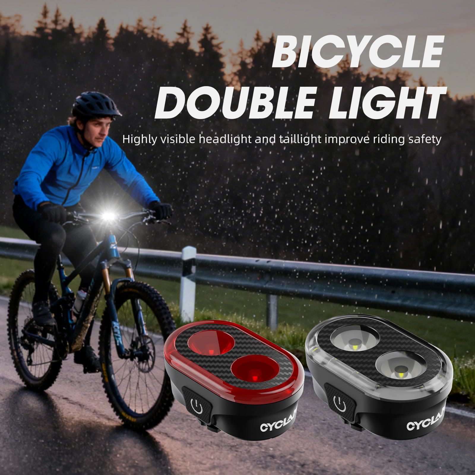 Zolture Smart Expression Bike Tail Light With Intelligent Brake Sensing & Auto Start-stop Cycling Safety Display - image 0