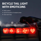 Zolture Carbon-textured Smart Expression Bike Tail Light With Intelligent Brake Sensing & Turn Signal Cycling Safety Display - image 6