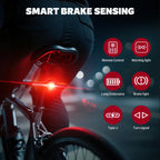 Zolture Ultra-Bright Smart Bike Tail Light - 300-Lumen 21-LED Rear Display with Wireless Remote & Turn Signals - image 1