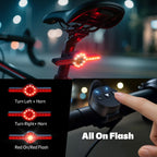 Zolture Ultra-Bright Smart Bike Tail Light - 300-Lumen 21-LED Rear Display with Wireless Remote & Turn Signals - image 5