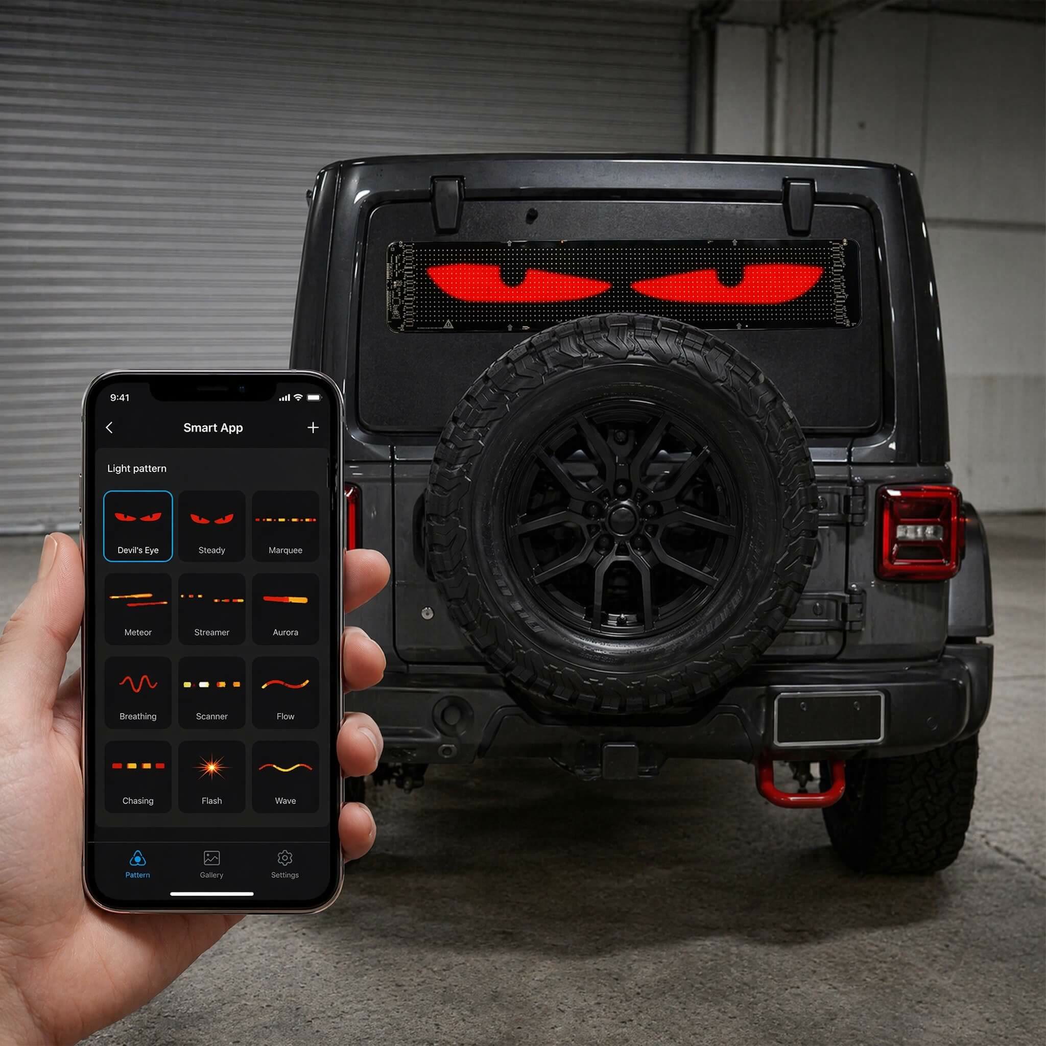 Zolture Flexible APP Controlled RGB Display Screen for Car - image 1