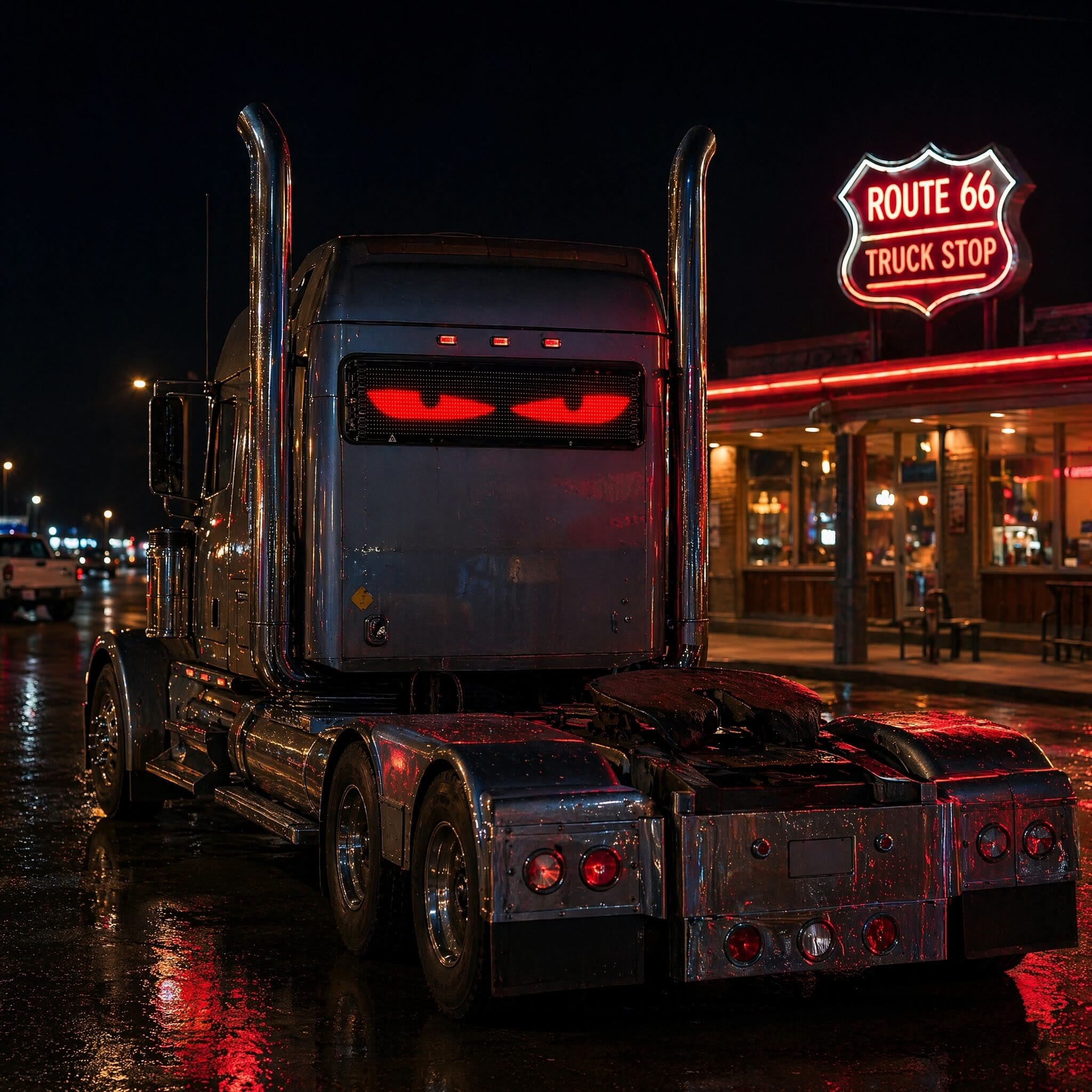 Zolture K12 Devil Eyes Light for Trucks - 23.62" Smart Programmable Semi Truck LED Sign - image 1