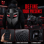 Zolture Carbon Fiber Texture Knight LED Backpack - image 2