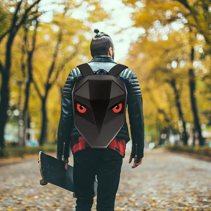 Zolture Stealth Matte Black Knight LED Backpack