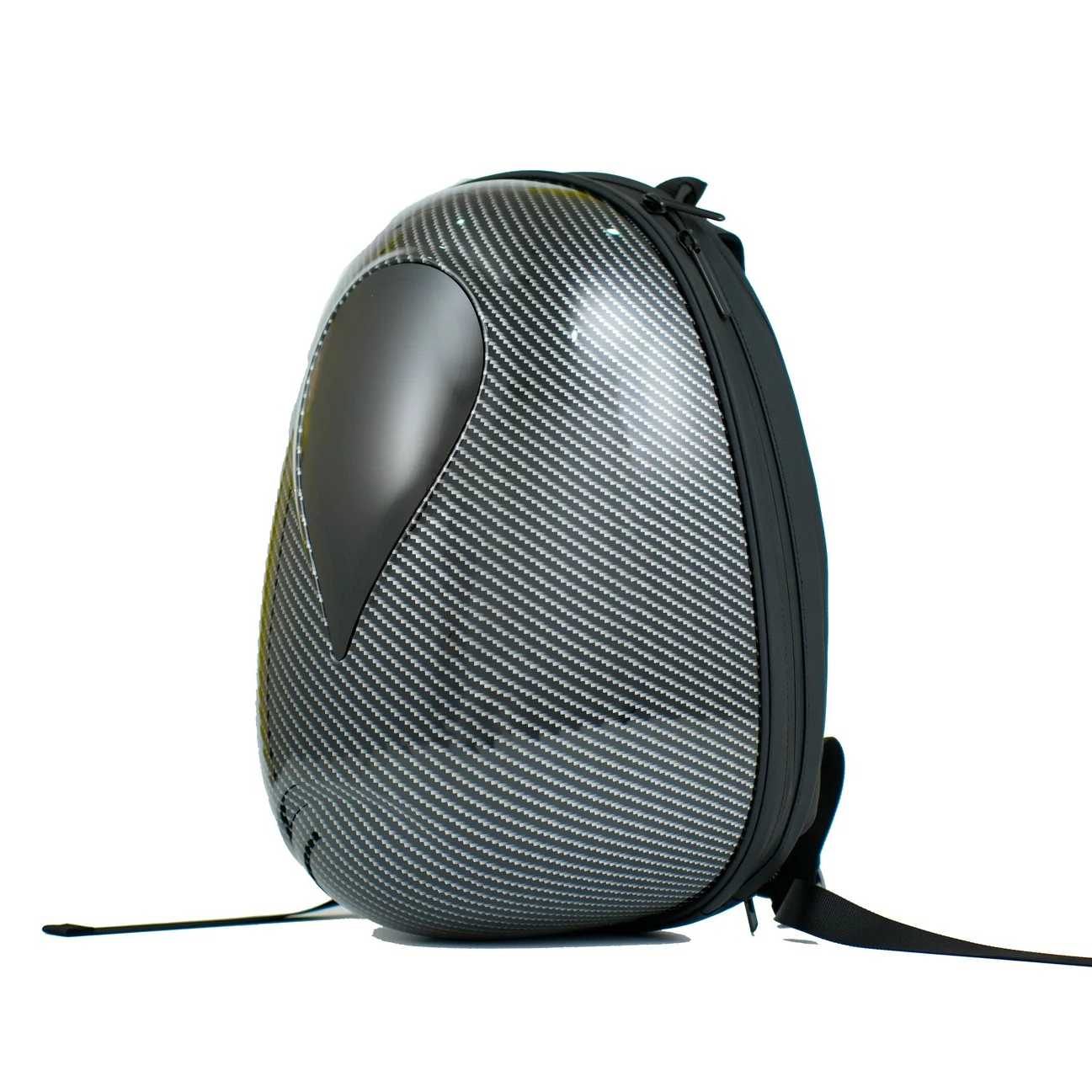Zolture Ocean Heart Carbon Texture LED Backpack