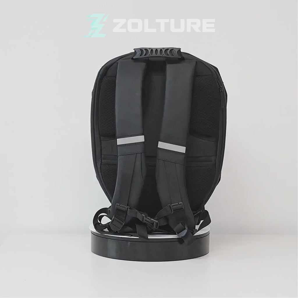 Zolture Carbon Fiber Texture Knight LED Backpack